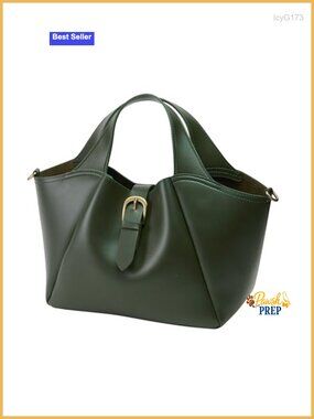 Vegan Leather Tote Bag with Top Handles Convertible Handbag